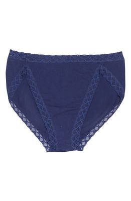 Natori Bliss Cotton French Cut Briefs in Evening Sky