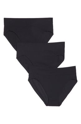 Natori Bliss Flex 3-Pack Bikinis in Black