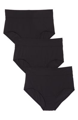 Natori Bliss Flex 3-Pack Full Briefs in Black