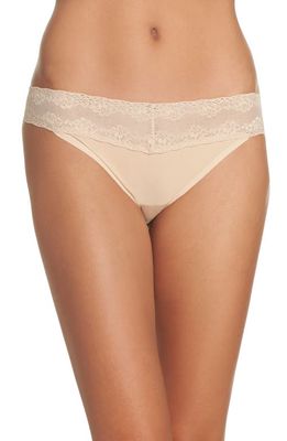 Natori Bliss Perfection Thong in Cosmetic