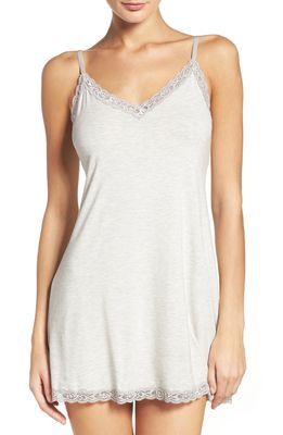 Natori Feathers Chemise in Grey