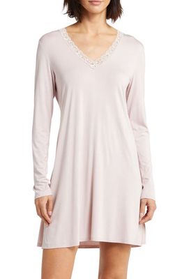 Natori Feathers Long Sleeve Nightgown in Rosette