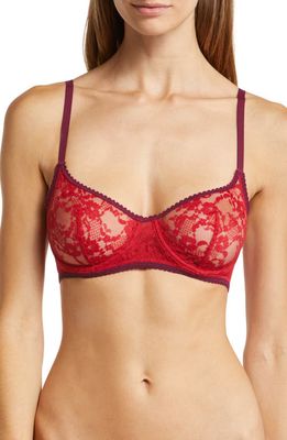 Natori Imperial Unlined Balconette Underwire Bra in Cabaret/Strawberry