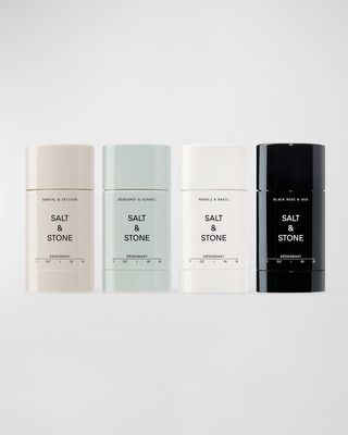 Natural Mini Deodorants, Set of 4