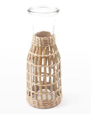 Natural Rattan Decanter