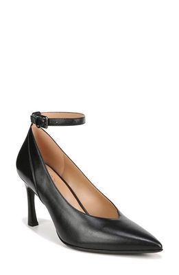 Naturalizer Ace Pointed Toe Pump in Black Leather