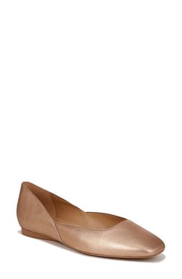 Naturalizer Cody Skimmer Flat in Rose Gold Leather