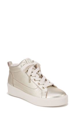 Naturalizer Morrison Mid Sneaker in Champagne Leather