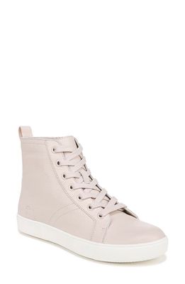 Naturalizer Morrison Water Repellent High Top Sneaker in Linen Rose Leather