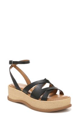 Naturalizer Riley Strappy Sandal in Black Synthetic