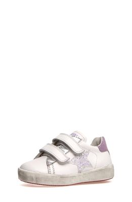 Naturino Annive Sneaker in White-Silver-Lilac