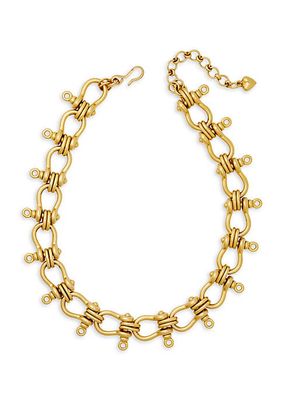 Nautical Link 24K Goldplated Necklace