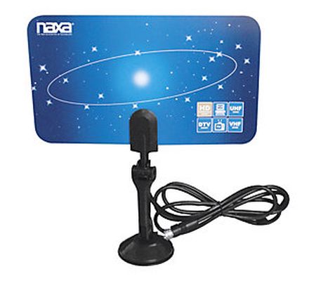 Naxa Ultra-Thin Flat Panel Style High Powered T V Antenna