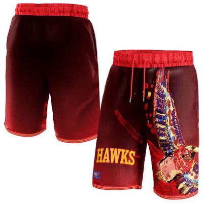 NBA X KIDSUPER Unisex NBA & KidSuper Studios by Fanatics Red Atlanta Hawks Hometown Shorts
