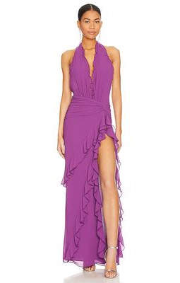 NBD Celenia Maxi Dress in Purple