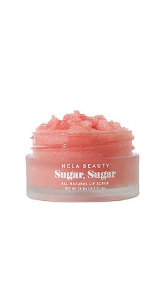 NCLA Sugar, Sugar 100% Natural Lip Scrub in Pink Grapefruit.