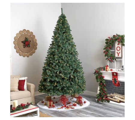 Nearly Natural 10' Northern Tip Faux Christmasree w/ Lights