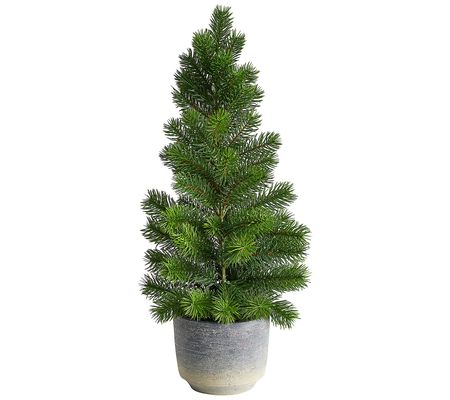Nearly Natural 22 Christmas Pine Tree Decor
