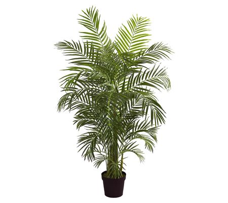 Nearly Natural 4.5' Areca Palm UV Resistant x 8 w/837 Lvs