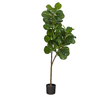 Nearly Natural 5.5' Fiddle Leaf Fig Artificial ee