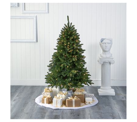 Nearly Natural 5-ft Sierra Natural Look Faux Ch ristmas Tree