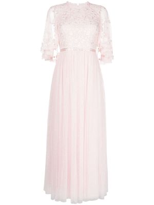 Needle & Thread Bonnie floral-lace gown - Pink