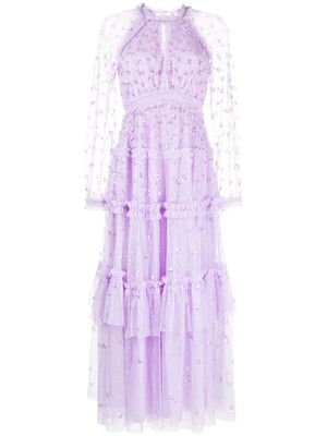 Needle & Thread Sequin Kisses gown - Purple