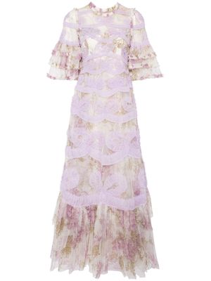 Needle & Thread Wisteria Ingrid gown - Purple