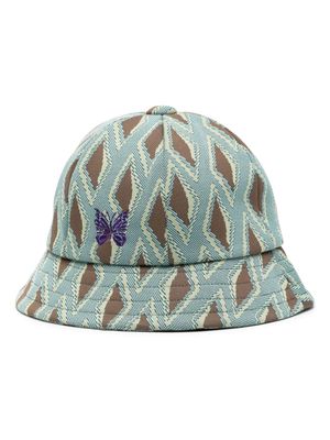 Needles abstract-print bucket hat - Green