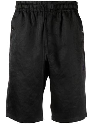 Needles drawstring-waist track shorts - Black