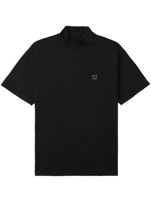 Needles embroidered-motif T-shirt - Black