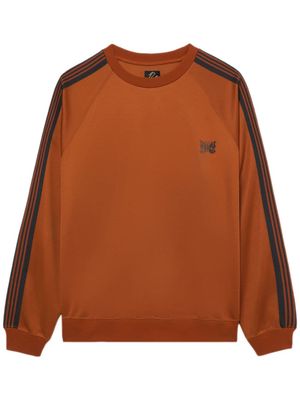 Needles logo-embroidered jersey sweatshirt - Brown