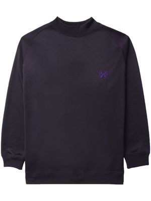 Needles logo-embroidered jersey sweatshirt - Purple