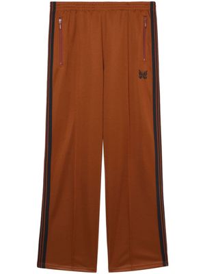 Needles logo-embroidered track pants - Brown
