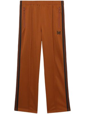 Needles logo-embroidered track pants - Orange