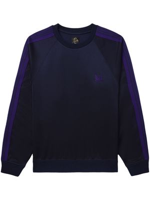 Needles logo-embroidery sweatshirt - Blue