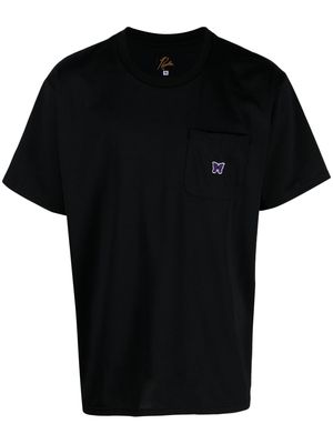 Needles logo-patch T-shirt - Black