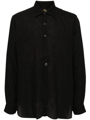 Needles long-sleeve linen shirt - Black