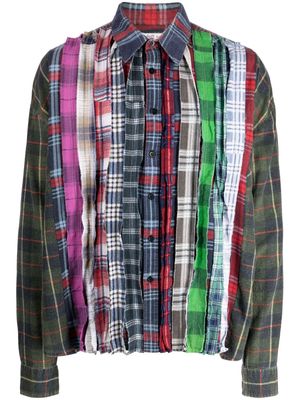 Needles patchwork flannel cotton shirt - Multicolour