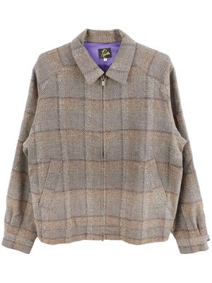 Needles plaid twill shirt jacket - Neutrals