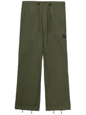 Needles straight-leg cotton trousers - Green