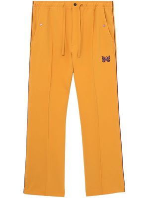 Needles stripe-detail elasticated-waist track pants - Yellow