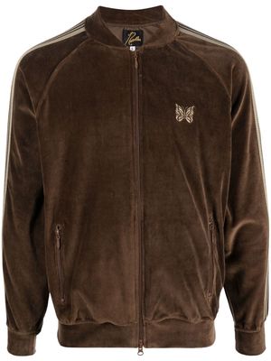 Needles velvet-effect jacket - Brown