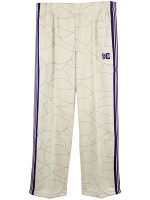 Needles x DC graphic-print track pants - Neutrals