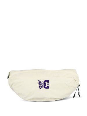 Needles x DC Shoes logo-embroidered belt bag - Neutrals