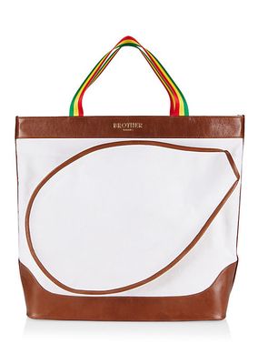 Negril Tennis Club Leather Tote