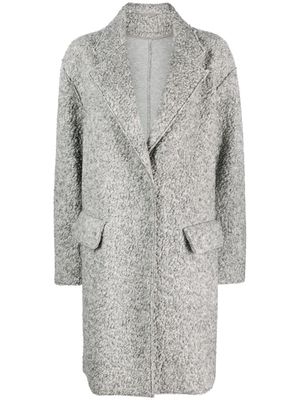Nehera mélange-effect shearling coat - Grey
