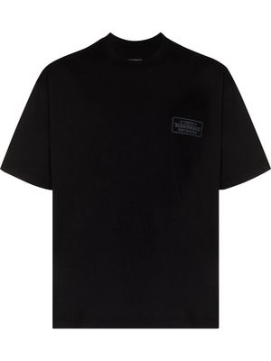 Neighborhood Bar & Shield logo-print T-shirt - Black