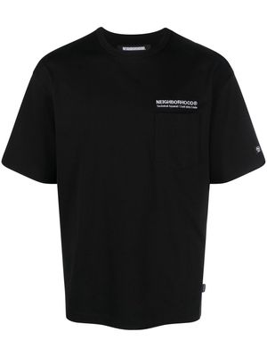 Neighborhood Classic-P crew neck T-shirt - Black