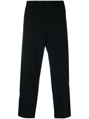 Neighborhood Dobby mid-rise cropped trousers - Black